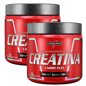 Kit Creatina Carbo Fuel (300g) 2 Unidades - Sabor: Sem Sabor